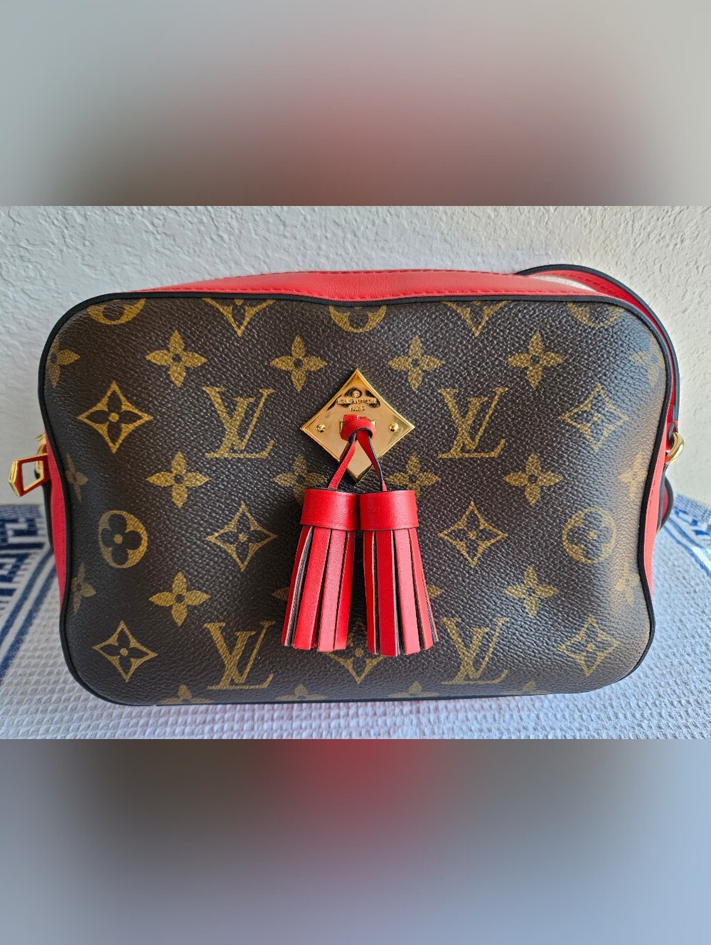 Louis Vuitton Saintonge Monogram Shoulder Bag